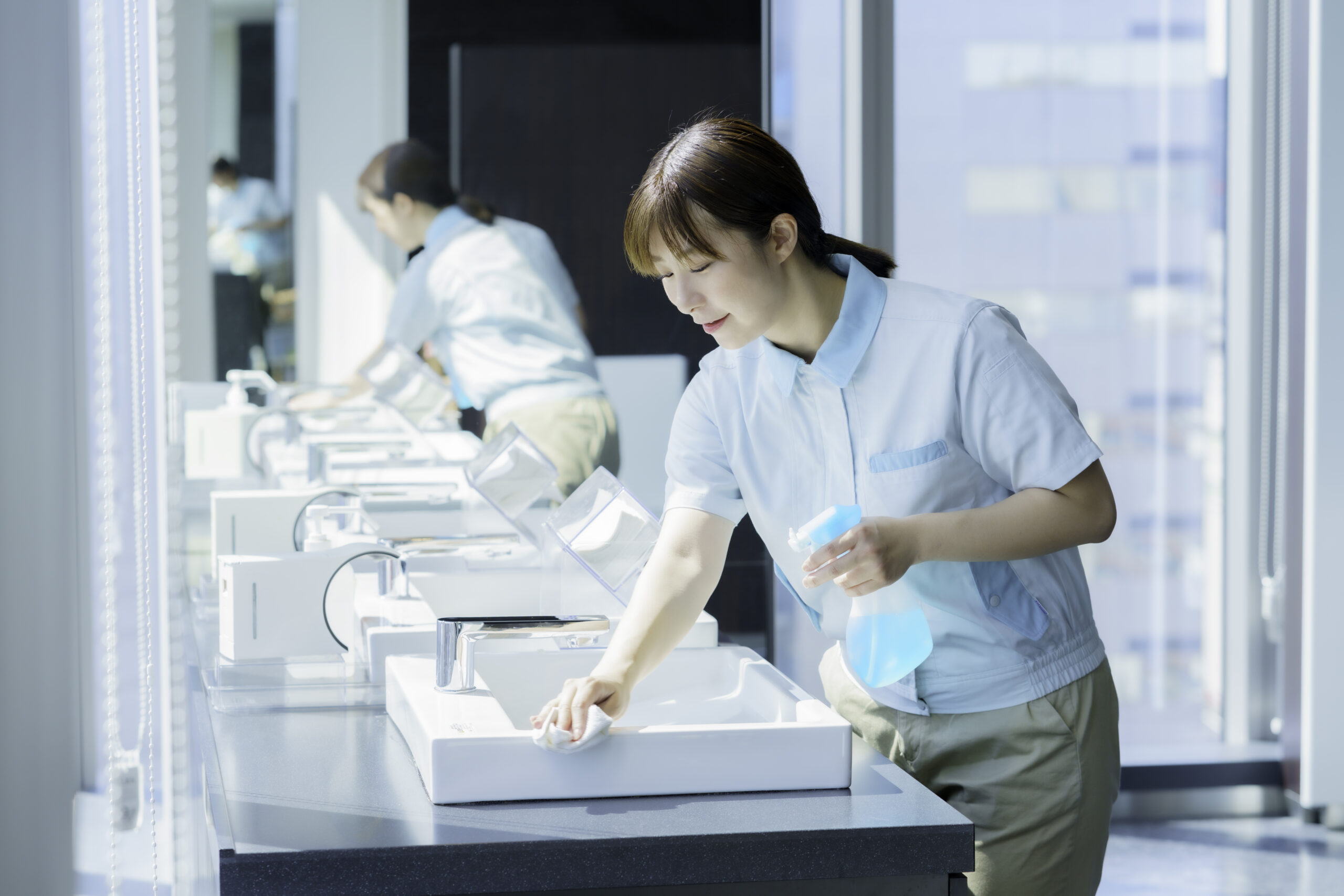 管理業務の負担を軽減する清掃体制